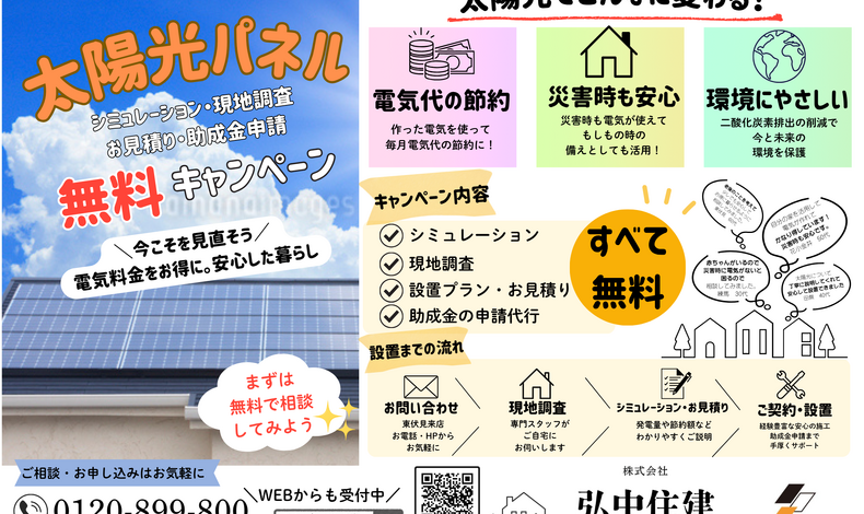 画像2532：太陽光パネル「無料シミュレーション・現地調査」開始！助成金申請代行も